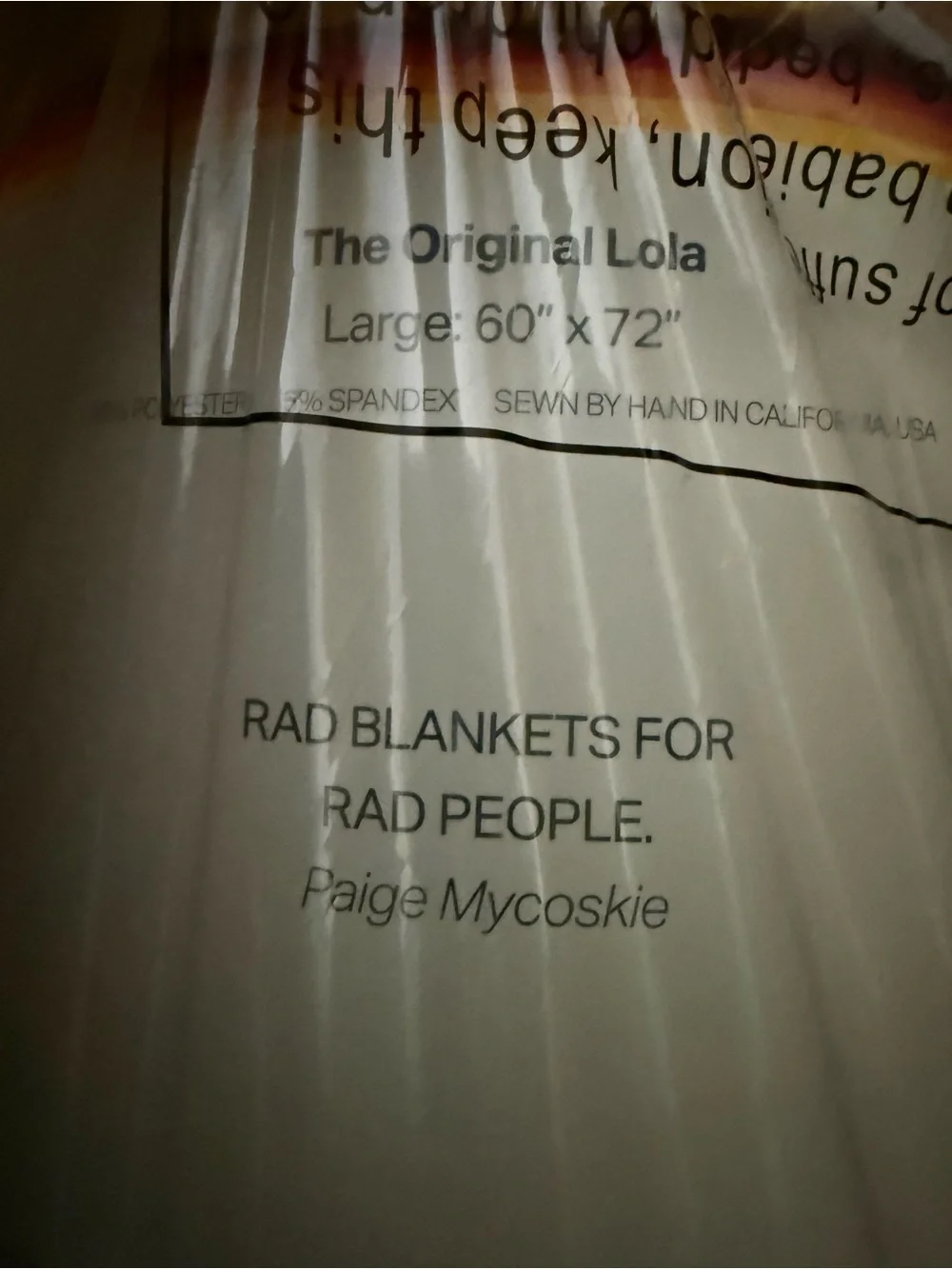 NWT Aviator Nation x Lola Blanket Size Large